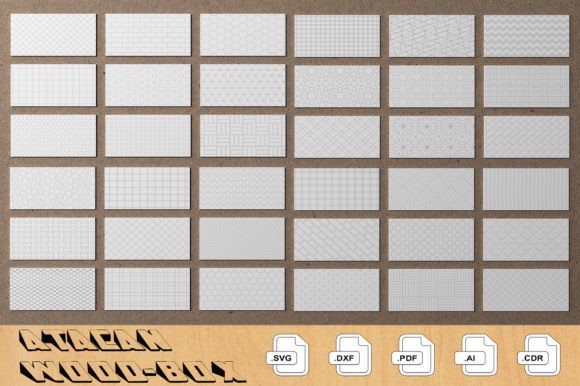 Download Geometric Laser Pattern Design SET 303 - Pattern Collection