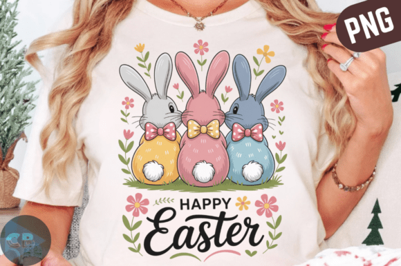 Download Happy Easter PNG Coquette Easter Bunny - Png Collection