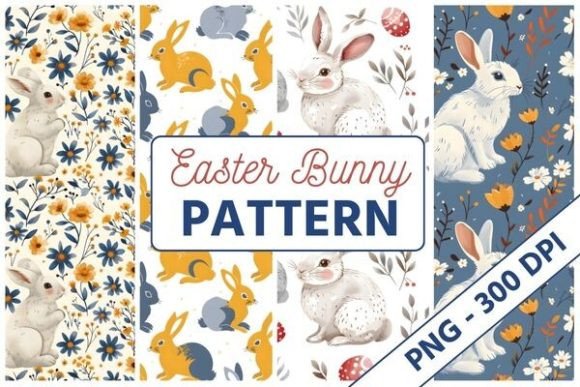 Download Easter Bunny Pattern 01 - Pattern Collection