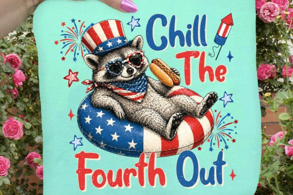 Download Raccoon 4th of July PNG - Premium Resources