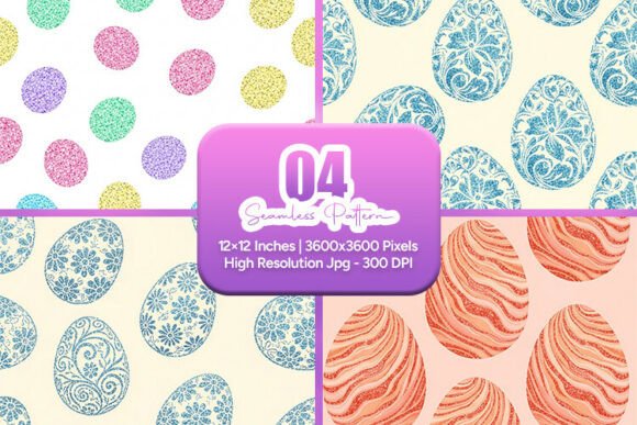 Download Decorative Easter Eggs Seamless Pattern - Pattern Collection