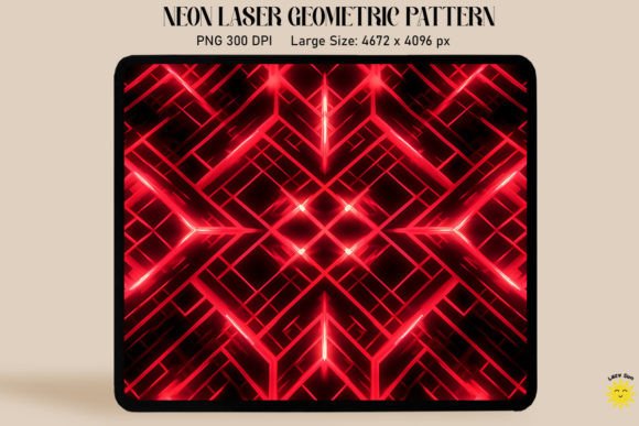 Download Neon Vibrant Red Laser Pattern - Pattern Collection