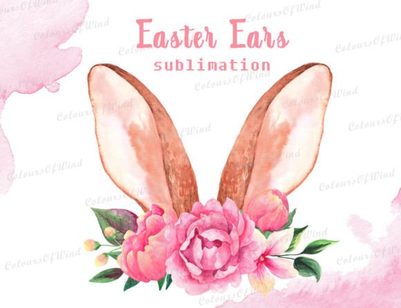 Download Easter Ears Sublimation PNG, 1st Easter - Png Collection