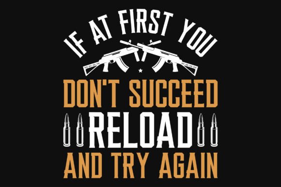 Download Guns Typography Tshirt Design - Premium Resources