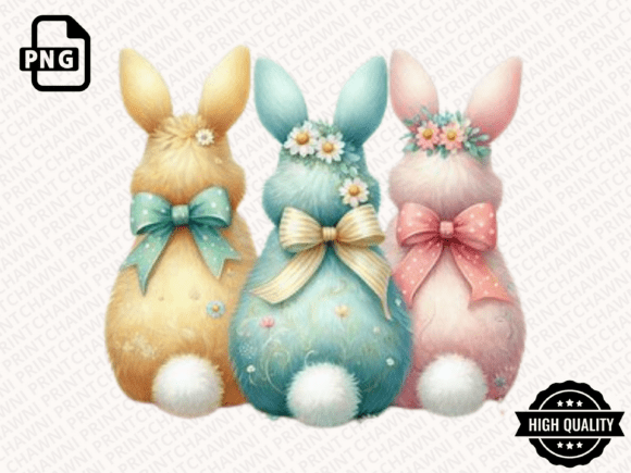 Download Happy Easter PNG Coquette Easter Bunny - Png Collection