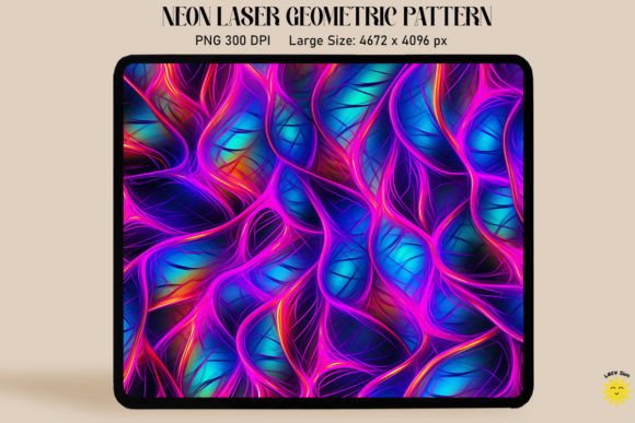 Download Neon Vibrant Colorful Laser Pattern - Pattern Collection