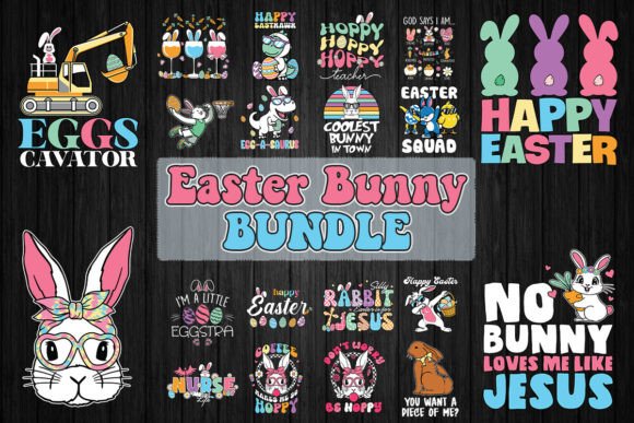 Download Retro Easter Bunny SVG Bundle - Svg bundle Collection
