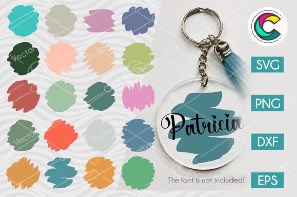 Download Brush Round Keychain SVG Patterns - Pattern Collection