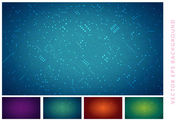 Download Circuit Board Pattern Background Vector - Pattern Collection