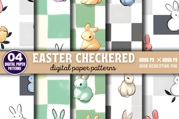 Download Easter Checkered Digital Pattern 1 - Pattern Collection