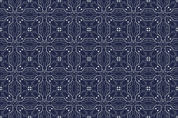 Download Circuit Board Geometric Pattern - Pattern Collection