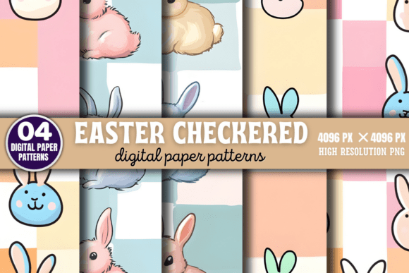 Download Easter Checkered Digital Pattern 2 - Pattern Collection