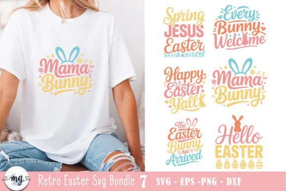 Download Retro Easter SVG Bundle - Svg bundle Collection