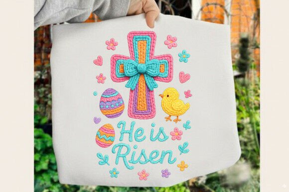 Download Spring Christian Easter Crochet Yarn PNG - Png Collection