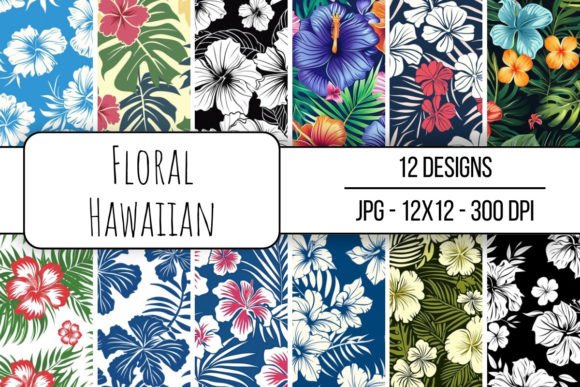 Download Floral Hawaiian Seamless Pattern - Pattern Collection