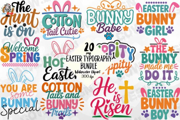 Download Easter Typography Bundle PNG - Png Collection