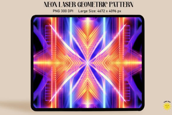 Download Neon Vibrant Colorful Laser Pattern - Pattern Collection