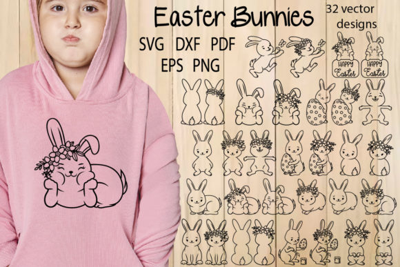 Download Easter Bunny SVG Bundle, Rabbit SVG - Svg bundle Collection