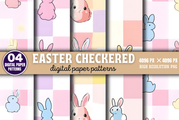 Download Easter Checkered Digital Pattern 5 - Pattern Collection