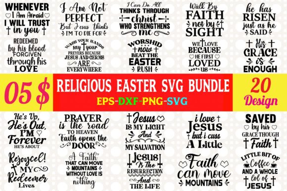 Download Religious Easter Svg Bundle Cut File. - Svg bundle Collection