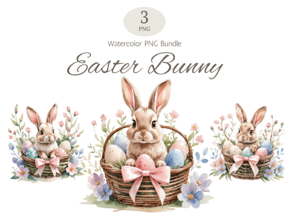 Download Easter Bunny PNG Bundle Clipart - Png Collection