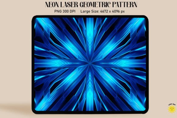 Download Neon Vibrant Blue Laser Pattern - Pattern Collection