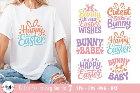Download Retro Easter SVG Bundle - Svg bundle Collection