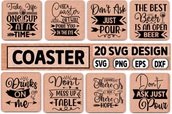 Download Coaster Svg Bundle, Coaster Svg Design - Svg bundle Collection