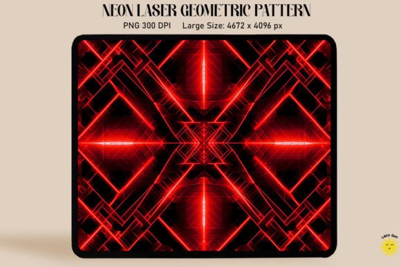 Download Neon Vibrant Red Laser Pattern - Pattern Collection