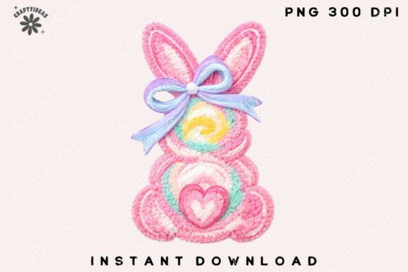 Download Faux Yarn Easter Bunny Png Easter Png - Png Collection