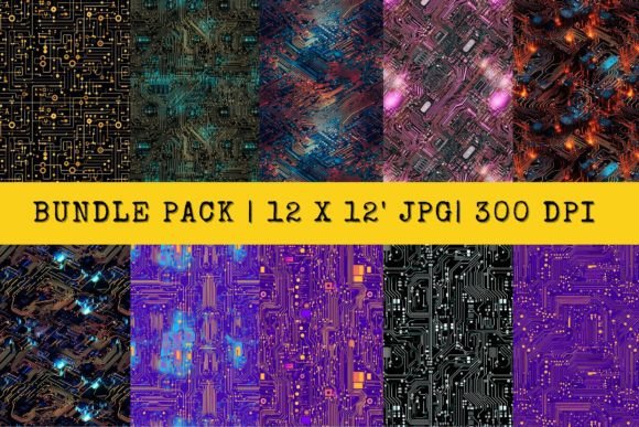 Download Bundle Electronic Circuit Board Pattern - Pattern Collection