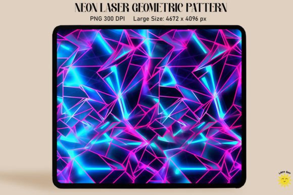 Download Neon Vibrant Colorful Laser Pattern - Pattern Collection