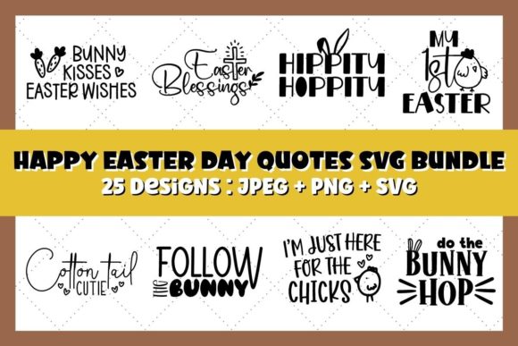 Download Happy Easter Day Quotes SVG Bundle - Svg bundle Collection
